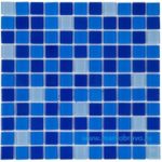 Плитка мозаичная AquaViva Jamaika Cristall (25×25 мм). тёмная