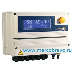 Контроллер обработки воды Emec MAX5 BASIC + USB (CL. CL-свободный. pH. Rx. Т)