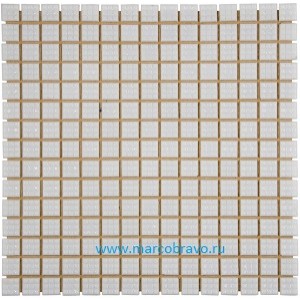 Плитка мозаичная AquaViva А20N-1 (20×20 мм). белая