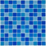 Плитка мозаичная AquaViva Jamaika Cristall (25×25х4 мм). светлая