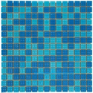 Плитка мозаичная AquaViva Mix Jamaika (20×20 мм). светлая