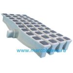 Решетка переливная Emaux DE2725W (Н35 мм. 250мм). антискользящая. серая
