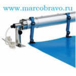 Роликовый механизм Vagner pool (2.7 – 4.4 м) на фланцах с телескопическими стойками. с электроприводом