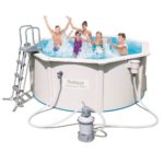 Круглый бассейн Bestway Hydrium 56566 (300х120см ). белый. Наземный. полный комплект