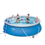 Надувной бассейн Bestway Fast Set. круглый — 4.57×1.22 м