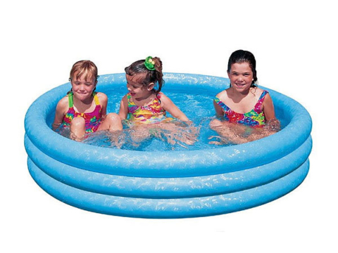 Бассейн надувной круглый 147*33 см Crystal Blue Intex