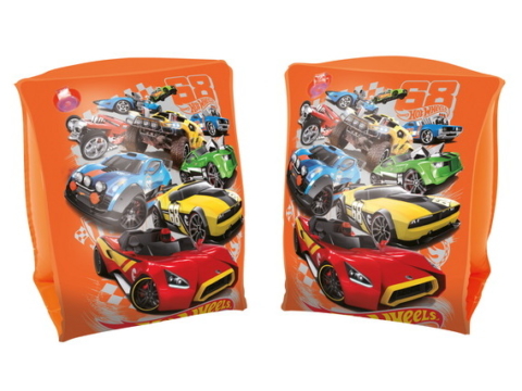 Нарукавники для плавания Bestway «Hot Wheels», 23х15 см (9″x6″)