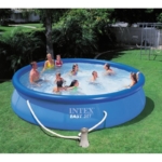 Бассейн надувной INTEX Easy Set 457 х 91 см + 4 аксессуара