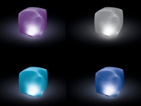 Подсветка для бассейна плавающая LED CUBE, 4 цвета, Intex