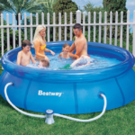 Надувной бассейн Bestway Fast Set круглый — 3.05×0.76 м+ фильтр-насос