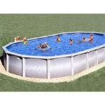 Овальный бассейн Atlantic Pools Гибралтар J-4000 (10х5.5х1.35). Наземный / Вкапываемый. полный комплект