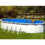 Овальный бассейн Atlantic Pools Esprit-Big (7.3х3.7х1.35). Наземный / Вкапываемый. полный комплект