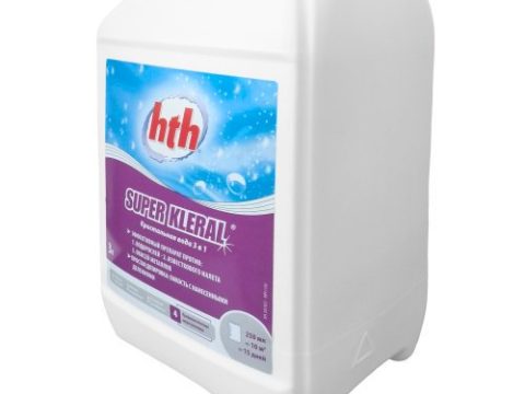 Жидкое непенящееся средство против водорослей HTH Super Kleral 3в1. 3 л ПРОДАЖА ОТ 2-Х КАНИСТР