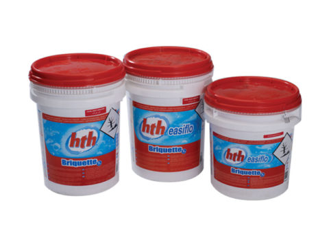 Быстрорастворимые хлорсодержащие таблетки по 7 грамм — HTH Briquette. 25 кг