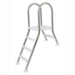 Лестница Flexinox Semi-elevated Above Ground 1+3 ступени. двусторонняя. из стали AISI-304
