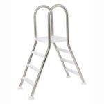 Лестница Flexinox Above Ground 3+3 ступени. двусторонняя. из стали AISI-304