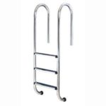 Лестница Flexinox WALL 3 ступени из стали AISI-304. для узкого борта