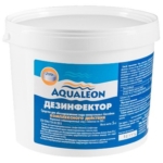 Комплексное средство для дезинфекции воды в бассейне Aqualeon 5 таблеток по 200 гр. (банка,1 кг)