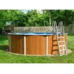 Круглый бассейн Atlantic pool Esprit-Big (5.5х1.35). Наземный / Вкапываемый. полный комплект