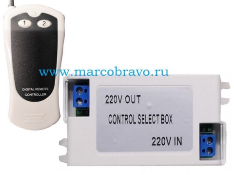 Блок управления AquaViva SWITCH BOX цветными светодиодными лампами AquaViva серии GAS