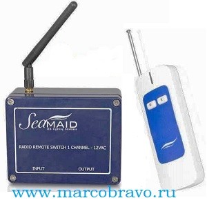 Блок управления светодиодных прожекторов SeaMAID. с беспроводным пультом