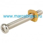 Болт с гайкой крепления хомута фланца бочки Emaux V350-V700. P400-P650. S450-S650. ST