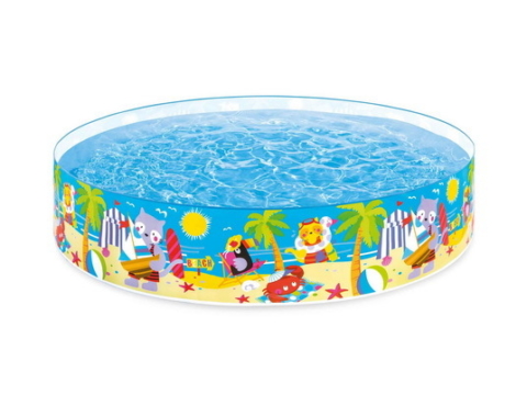 Бассейн складной 244*46 см Seashore Buddies Intex