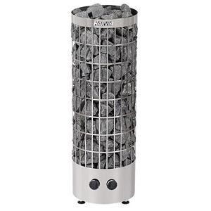 Напольная электрическая печь для сауны Harvia Cilindro PC70 (6-10 м3. 6.8 кВт) (со встроенным пультом управления). стальной цвет