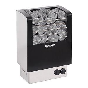 Настенная электрическая печь для сауны Harvia Classic Electro CS80 (7-12 м3. 8 кВт) (со встроенным пультом управления)