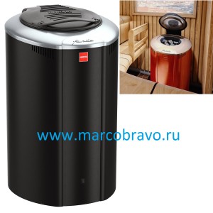 Напольная электрическая печь для сауны Harvia Forte AF4 Black (5-8 м3. 4 кВт. 400 В) (с внешним пультом управления)