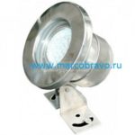 Светодиодный прожектор для фонтана Emaux LED-F20A (1Вт. 12В). белый свет. нерж.сталь