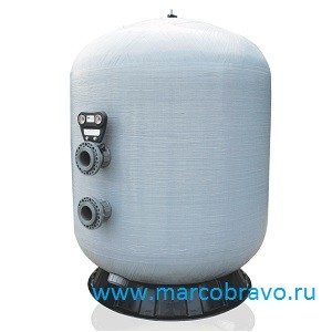 Фильтр песочный Emaux K1800 (1800мм. 101м3/ч. без обвязки) (боковое подсоединение 160мм)