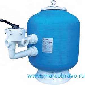 Фильтр песочный Fiberpool ZBV1052 (1050 мм. 32 м3/ч) (боковое подсоединение 2). Испания