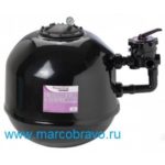Фильтр песочный Hayward Powerline Polyester 780 (780 мм. 22 м3/ч) (боковое подсоединение) (с 6-ти позиционным вентилем. 2)