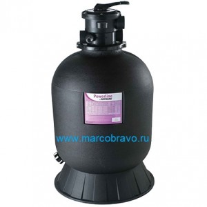 Фильтр песочный Hayward Powerline Top 512 (512мм. 10 м3/ч) (верхнее подсоединение) (с 6-ти позиционным вентилем. 1 1/2)