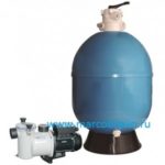 Фильтровальная установка Fiberpool VASO ZVTFN400-25 (400 мм. 5 м3/ч) (верхнее подсоединение 1 1/2). Испания