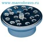 Регулируемая форсунка возврата воды донная Astral 00312 (14 м3/ч. Ø96 мм). под плитку. из нержавеющей стали