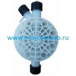 Головка Emec S (PVDF+ FP+CE) для насоса-дозатора серии TMS/T/AMS. в сборе