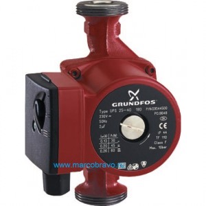 Циркуляционный насос Grundfos UPS 32/60 180 (с гайками 2-1 1/4)