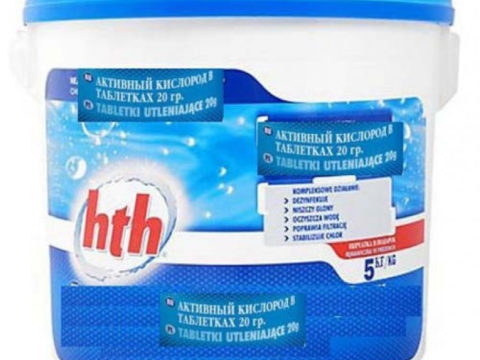 Активный кислород в таблетках HTH SANKLOR. 5 кг