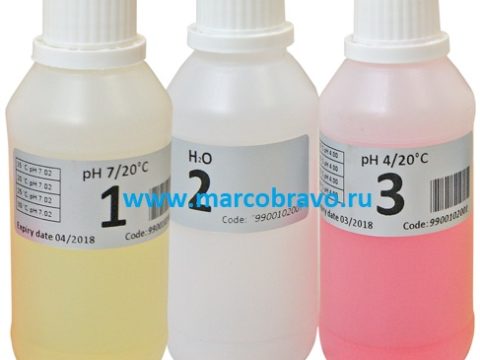 Комплект буферных растворов pH 4.00 и pH 7.00 (по 50 см3) арт. 9900102005