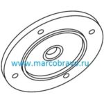 Передняя крышка двигателя насоса IML New Europa/Europa/Niagara/Cala 1.5 HP. арт. MT006070