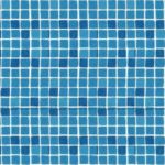 Пленка синяя мозаика противоскользящая (ширина 1.65 м). Elbtal Plastics Mosaic blue STG 200 Antislip