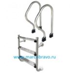 Лестница Aquaviva SP-315 (из 2-х элементов). 3 ступени. из стали AISI-304