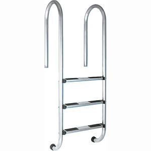 Лестница PerAqua Muro Deluxe 3. 3 ступени. из стали AISI304/V2A. для узкого борта. Австрия