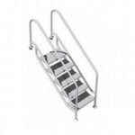 Лестница Flexinox EASY ACCESS LAND 5 (87152020) ступеней из стали AISI-316