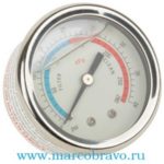 Манометр Emaux арт. 06011030. боковое подключение — металлический