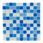 Плитка мозаичная AquaViva Cristall Bahama (25x25x4 мм). светлая классическая