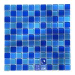 Плитка мозаичная AquaViva Cristall Jamaika Light (25×25х4 мм). светлая