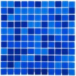 Плитка мозаичная AquaViva Cristall Jamaika(25×25 мм). тёмная 2